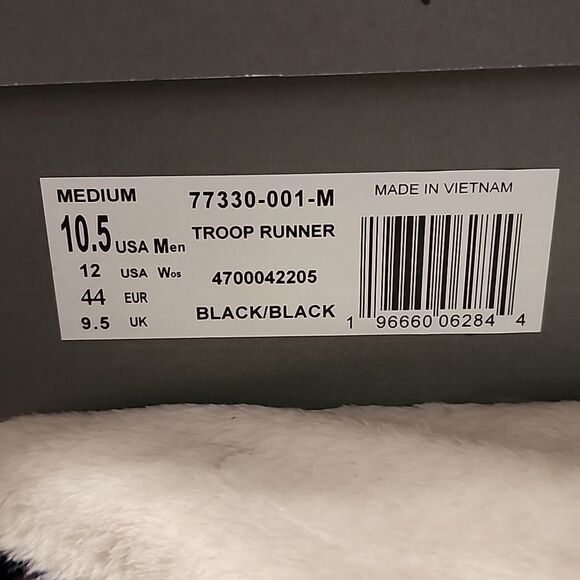 NIB Palladium Unisex Troop Runner - Black 10.5 Mens / 12 Womens - Picture 14 of 14